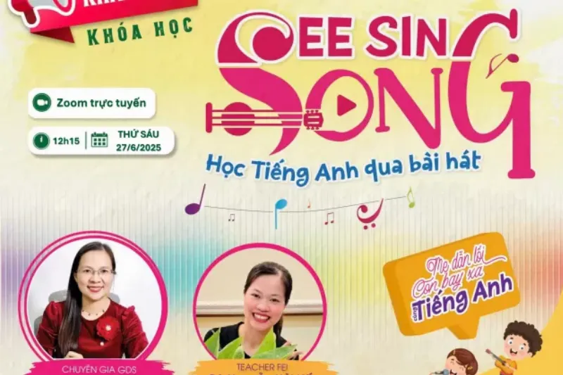 Bố mẹ cùng con hát bài hát tiếng Anh tại nhà, gắn kết yêu thương và học hỏi cùng nhau